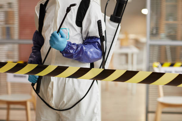 Professional Biohazard Cleanup technician working in Hartington, NE